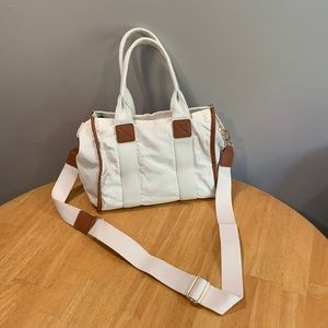 Canvas satchel crossbody